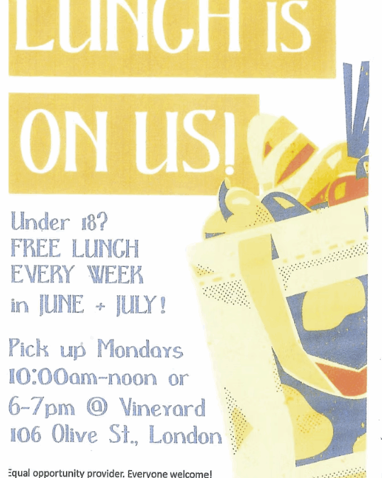 Madison County: Free Summer Lunch on Mondays in June & July