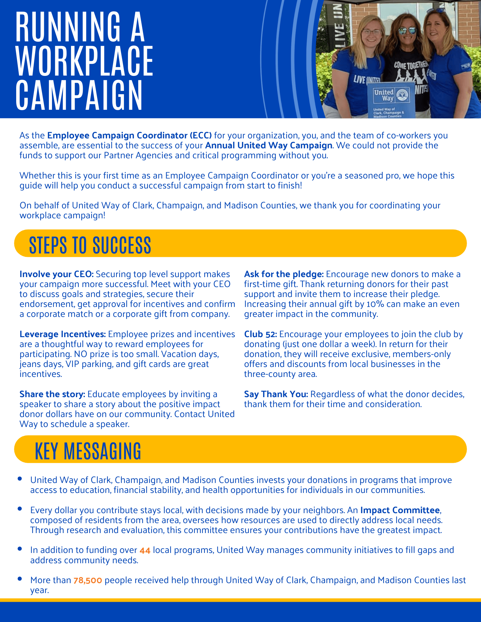 Running a Workplace Campaign