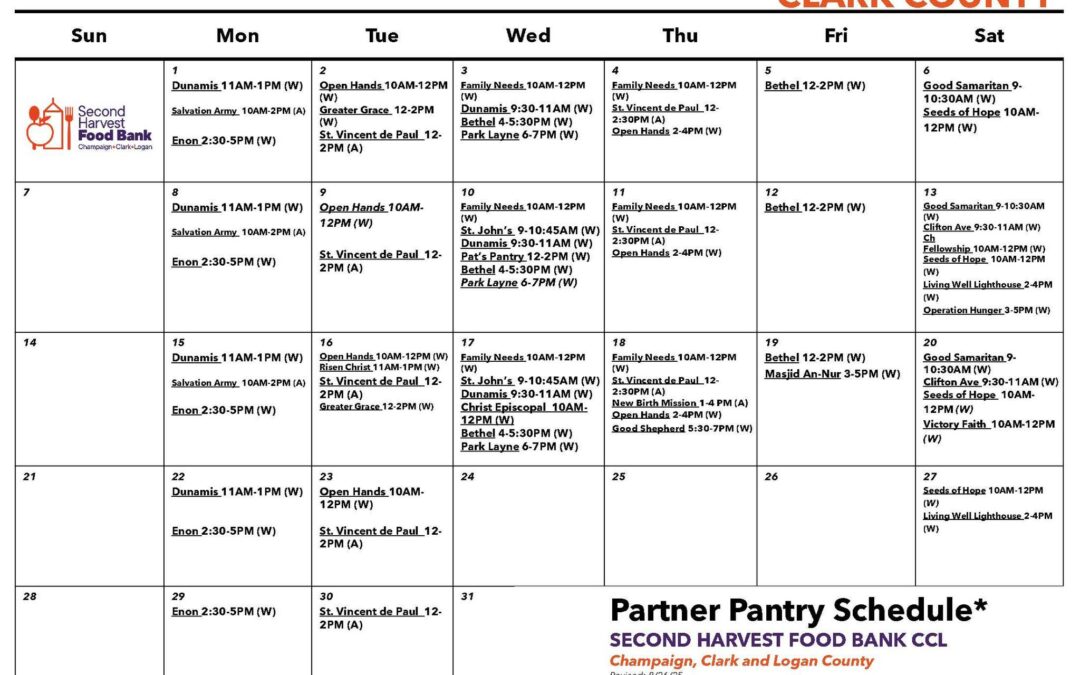 Second Harvest Food Bank – Clark County – December 2025